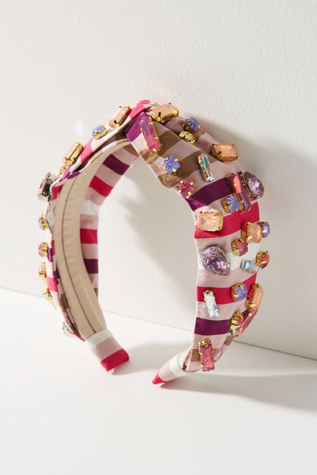 Autumn Adeigbo Rose Embellished Headband | Anthropologie display picture 3