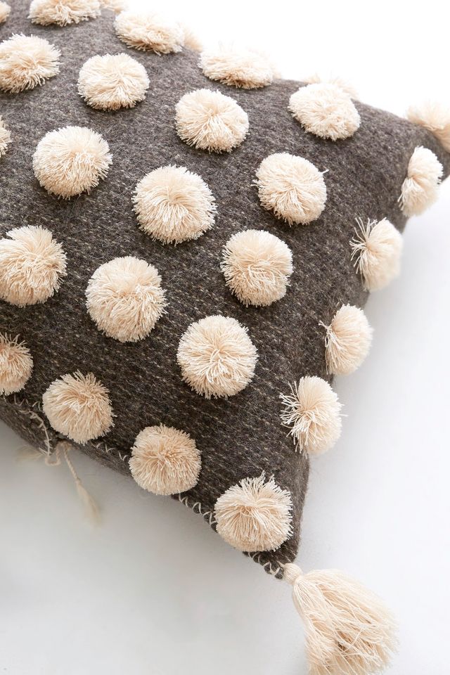 Anthropologie pom pom pillow sale