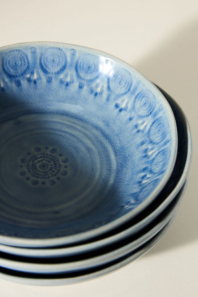 Old Havana Portuguese Stoneware Pasta Bowls, Set of 4 #1