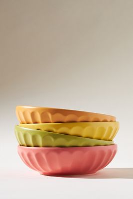 Matte Latte Pasta Bowls, Set of 4