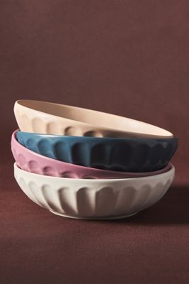 Matte Latte Pasta Bowls, Set of 4
