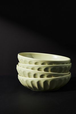 Matte Latte Pasta Bowls, Set of 4