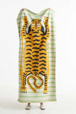 Shop Anthropologie Tiger Beach Towel