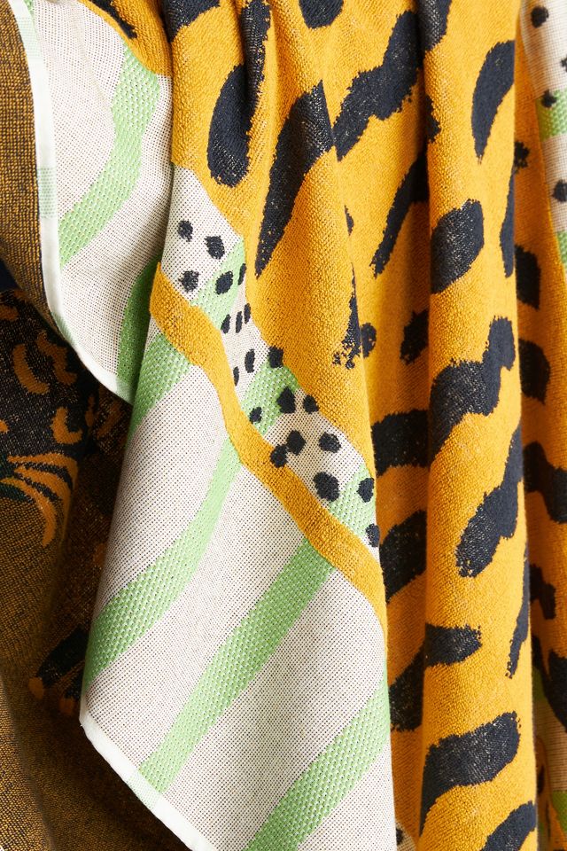Tiger Cotton Beach Towel #1