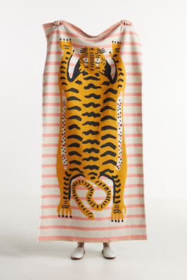 Anthropologie Tiger Beach Towel
