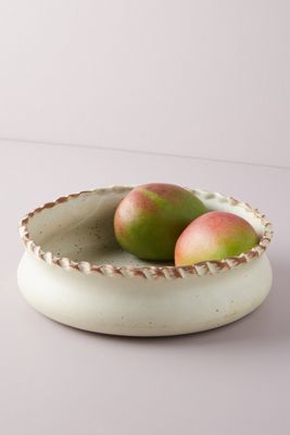 Pinched Edge Serving Bowl