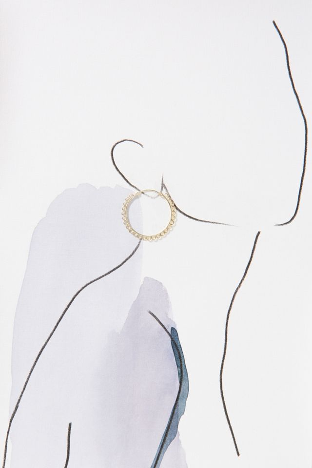 Gideon Scalloped Hoop Earrings #2