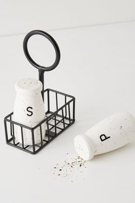 Milk Bottle Salt & Pepper Shakers