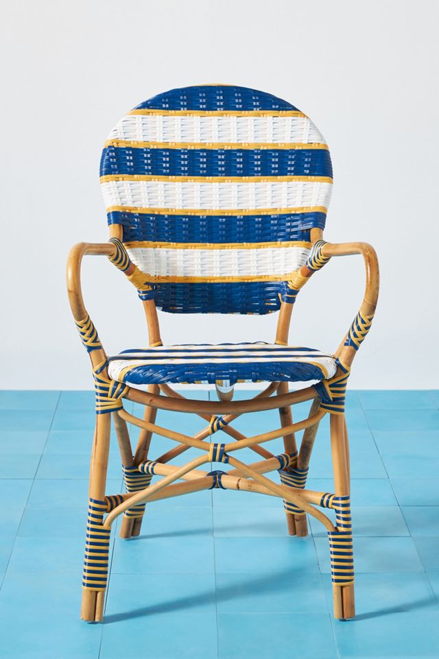 Belmar Striped Indoor/Outdoor Bistro Chair #2