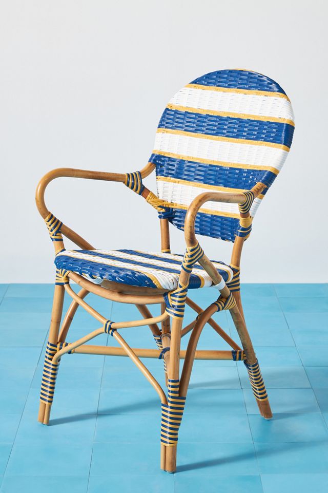 Belmar Striped Indoor/Outdoor Bistro Chair #3