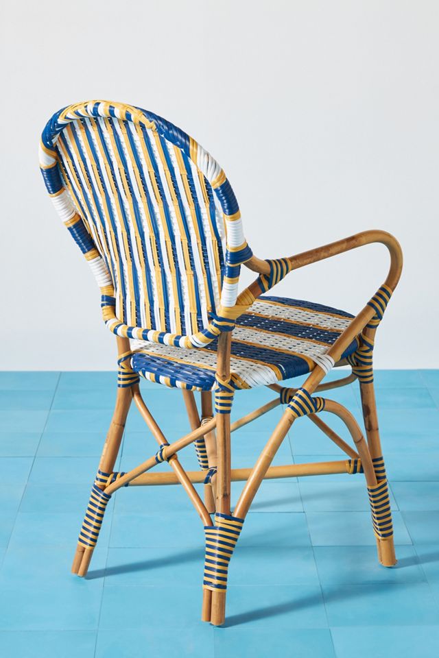 Belmar Striped Indoor/Outdoor Bistro Chair #5