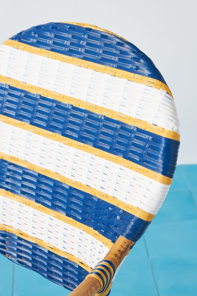 Belmar Striped Indoor/Outdoor Bistro Chair #6
