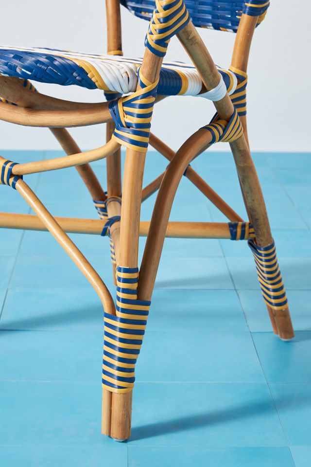 Belmar Striped Indoor/Outdoor Bistro Chair #7