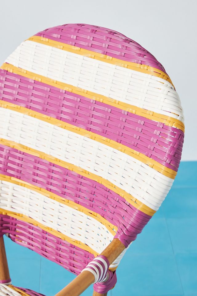 Belmar Striped Indoor/Outdoor Bistro Chair #6