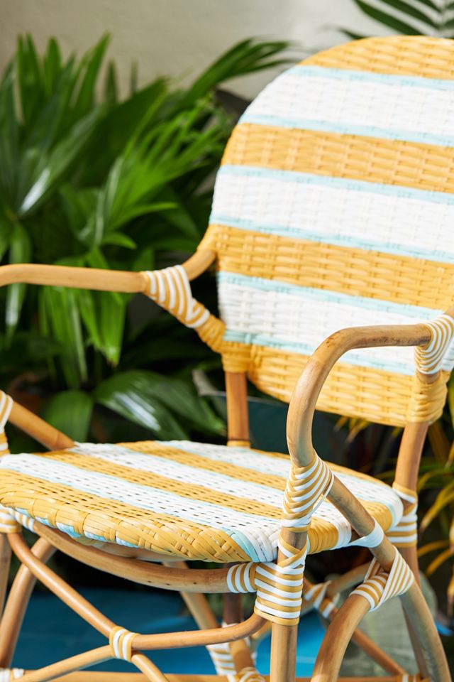 Belmar Striped Indoor/Outdoor Bistro Chair #1