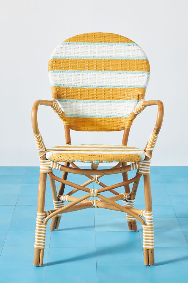 Belmar Striped Indoor/Outdoor Bistro Chair #2