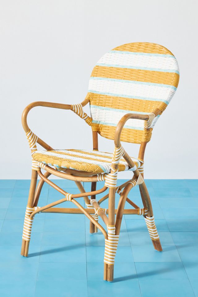 Belmar Striped Indoor/Outdoor Bistro Chair #3