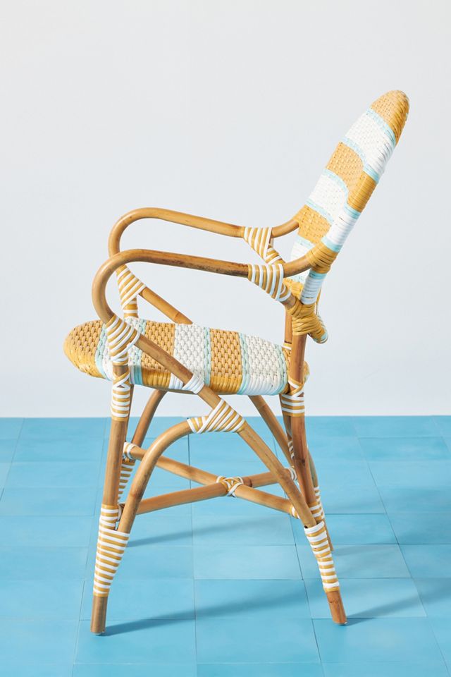 Belmar Striped Indoor/Outdoor Bistro Chair #4