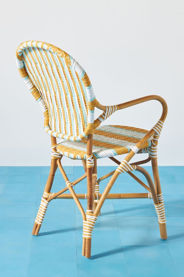Belmar Striped Indoor/Outdoor Bistro Chair #5