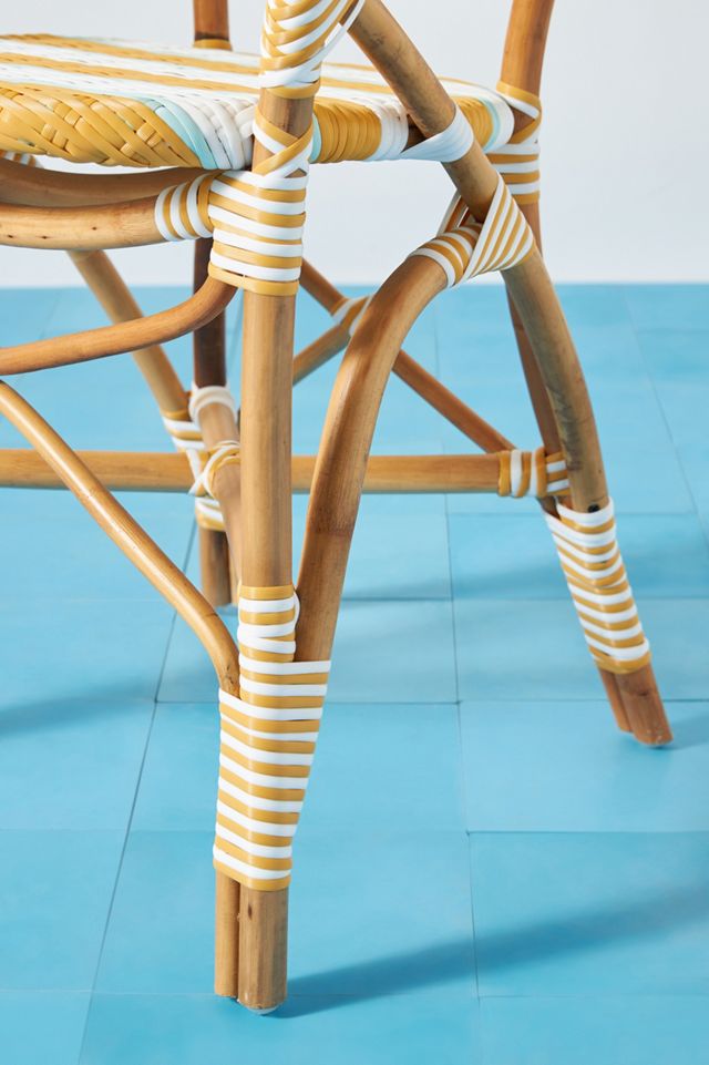 Belmar Striped Indoor/Outdoor Bistro Chair #7