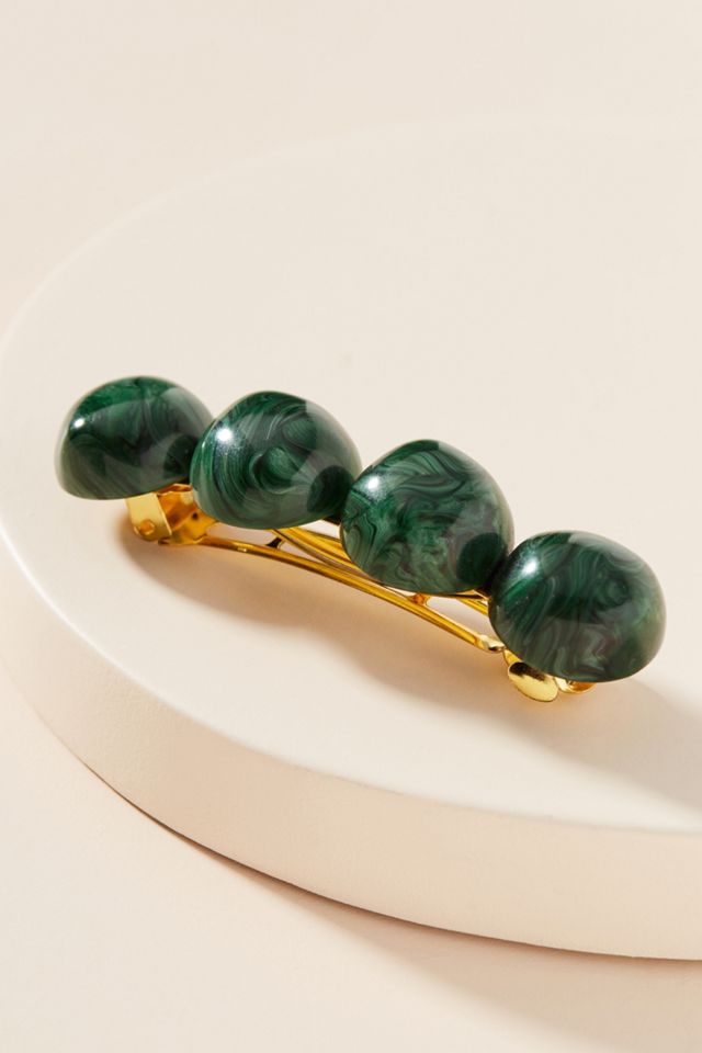 Shashi Esmeralda Hair Clip