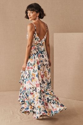 fame and partners floral dress