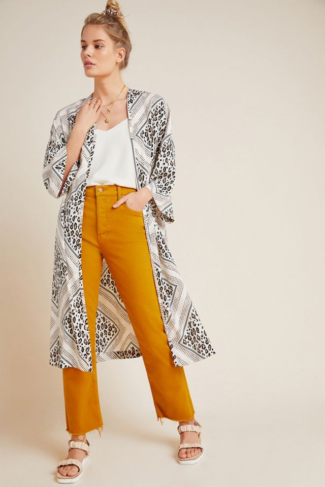 Margaux Leopard Duster Kimono #1