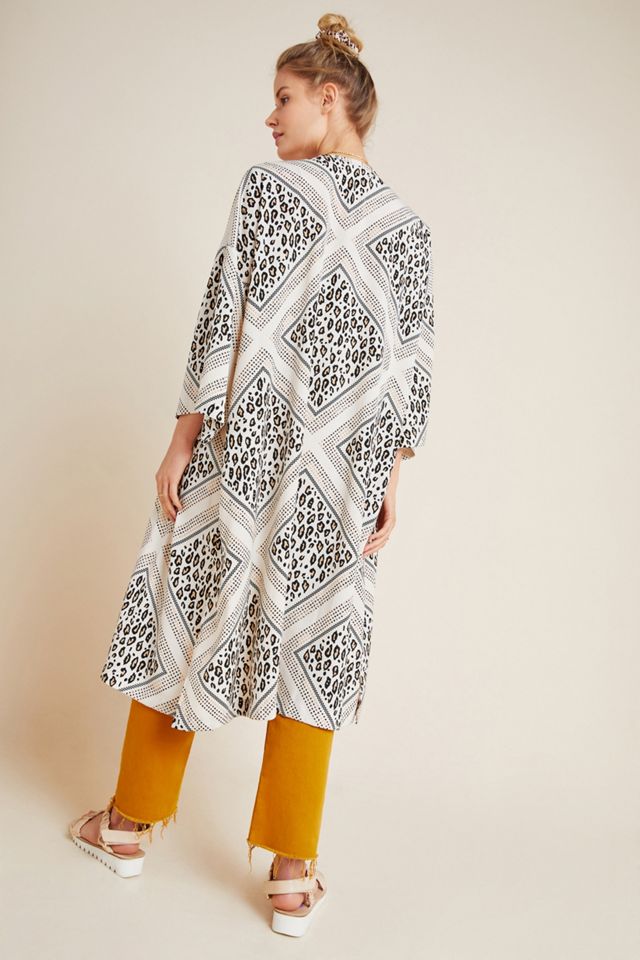 Margaux Leopard Duster Kimono #3