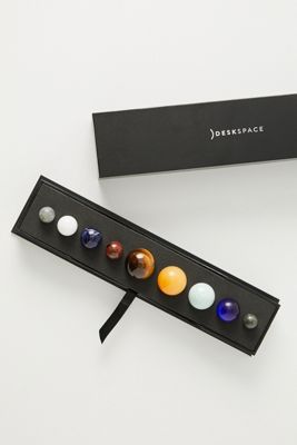 Gemstone Planetary System Decorative Object