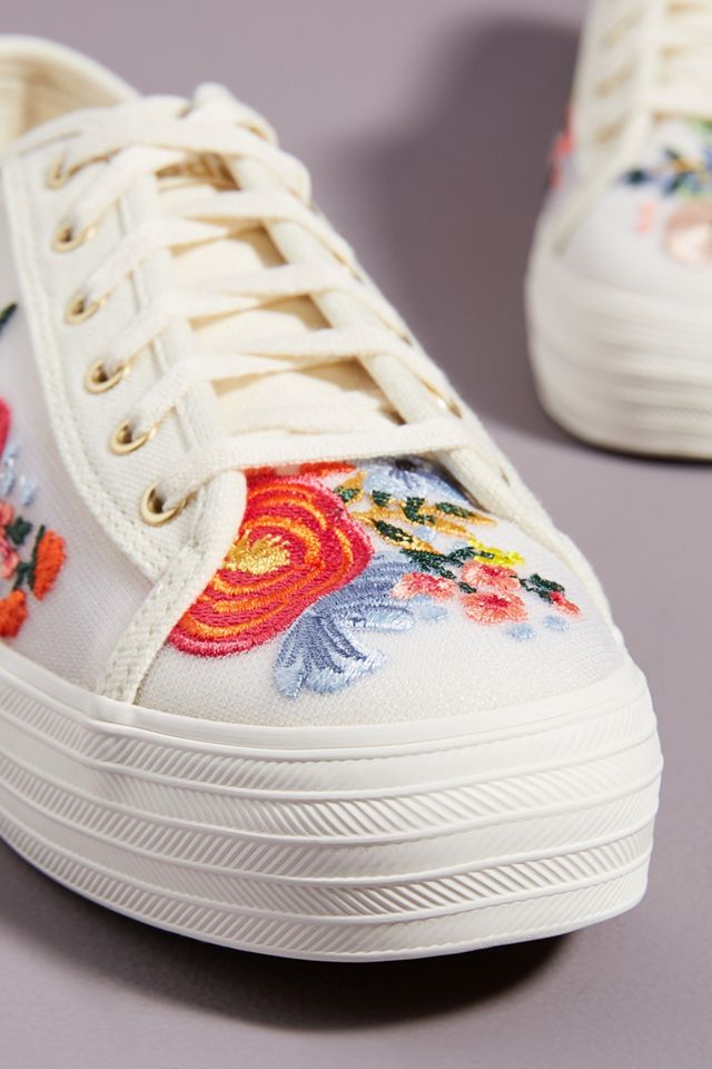Keds Embroidered Platform Sneakers #2