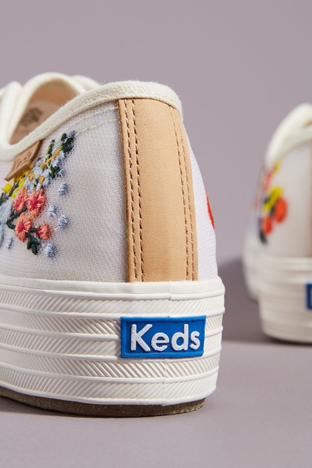 Keds Embroidered Platform Sneakers #3
