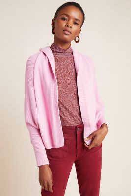 anthropologie hooded cardigan