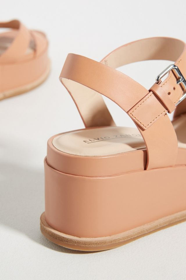 Elvio Zanon Platform Sandals | Anthropologie