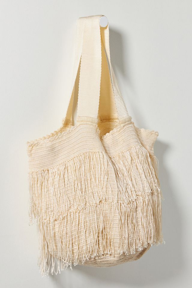 Sophie Anderson Jonas Fringed Tote Bag #1