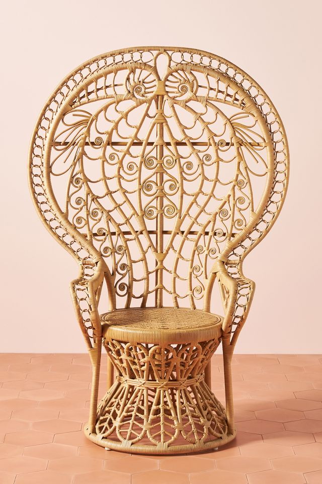 Plumage Indoor Outdoor Rattan Chair AnthroLiving