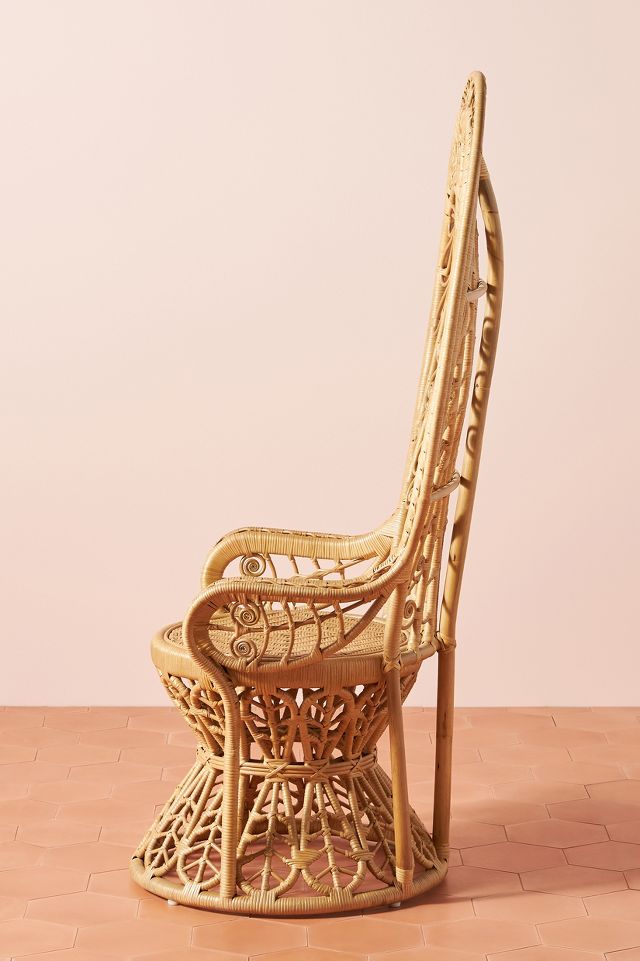 Anthropologie on sale peacock chair