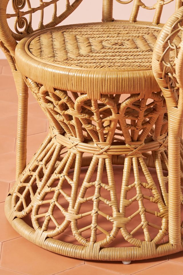 Rattan best sale chair anthropologie