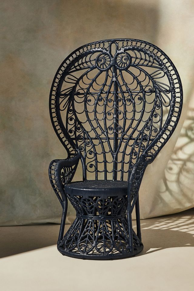 Plumage Indoor Outdoor Rattan Chair AnthroLiving