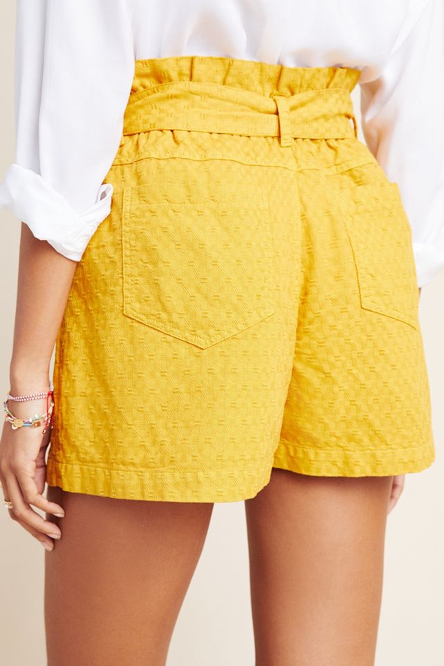 Rhys Textured Paperbag Shorts #1