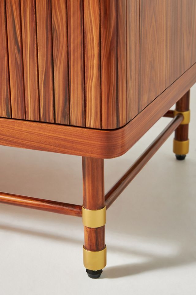 Deluxe Tamboured Single Bathroom Vanity #6