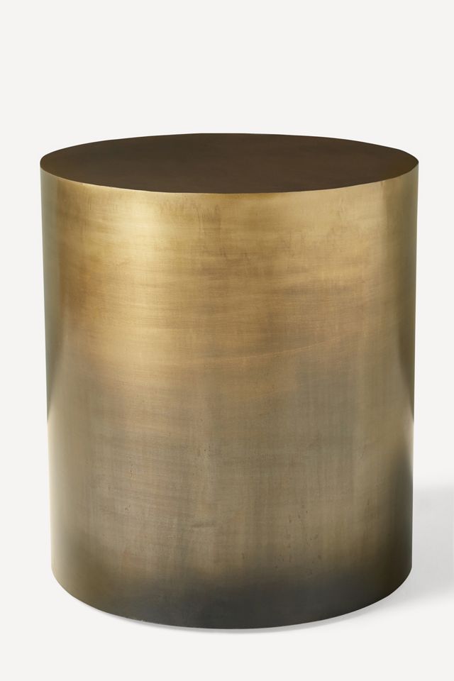 Gold Drum End Table informacionpublica.svet.gob.gt