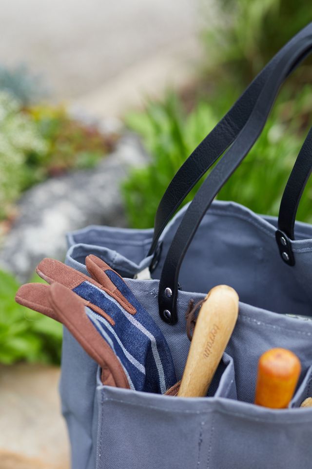 Large Olive Green Canvas Utility Tote Bag