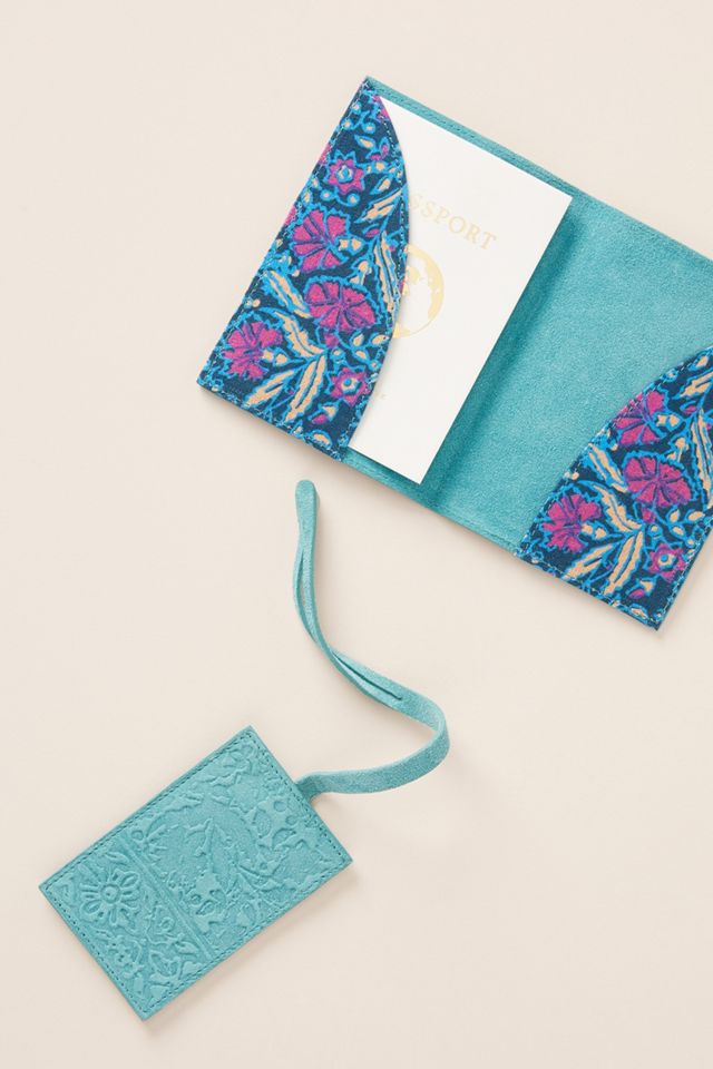 Adeline Suede Luggage Tag #2