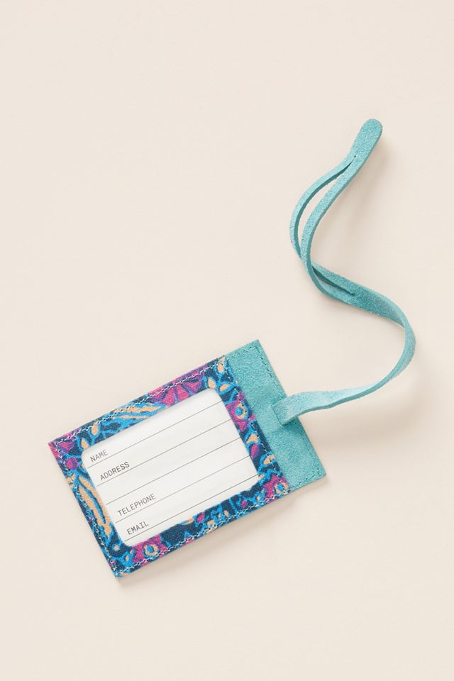 Adeline Suede Luggage Tag #1