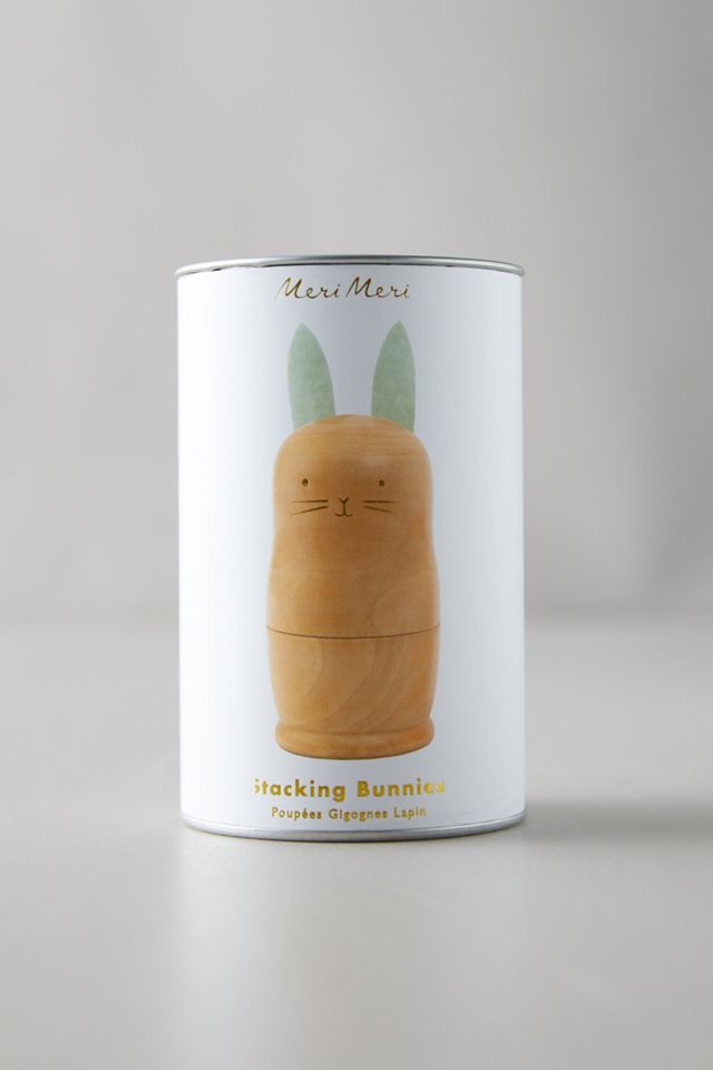 Wood Nesting Easter Bunnies #1