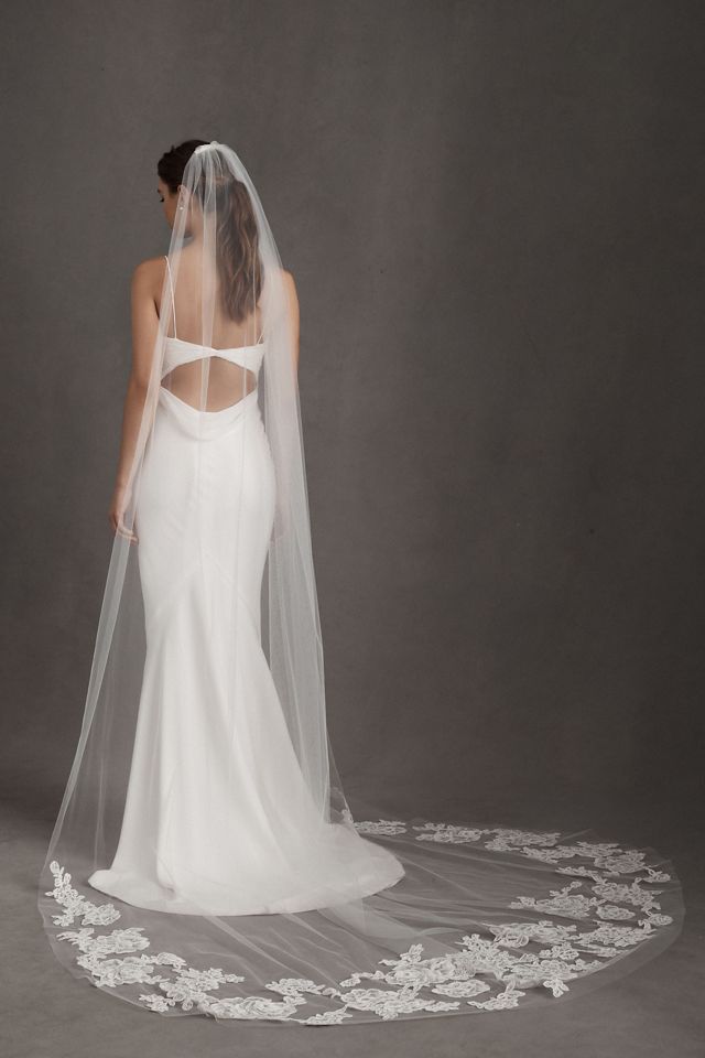 Amsale Noni Cathedral Veil #2