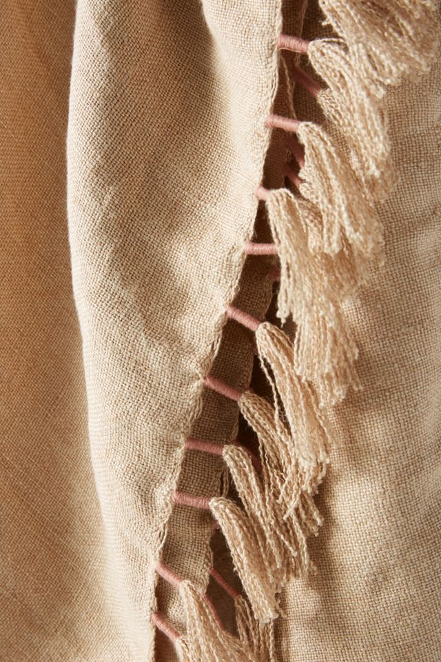 Linen Throw Blanket #1