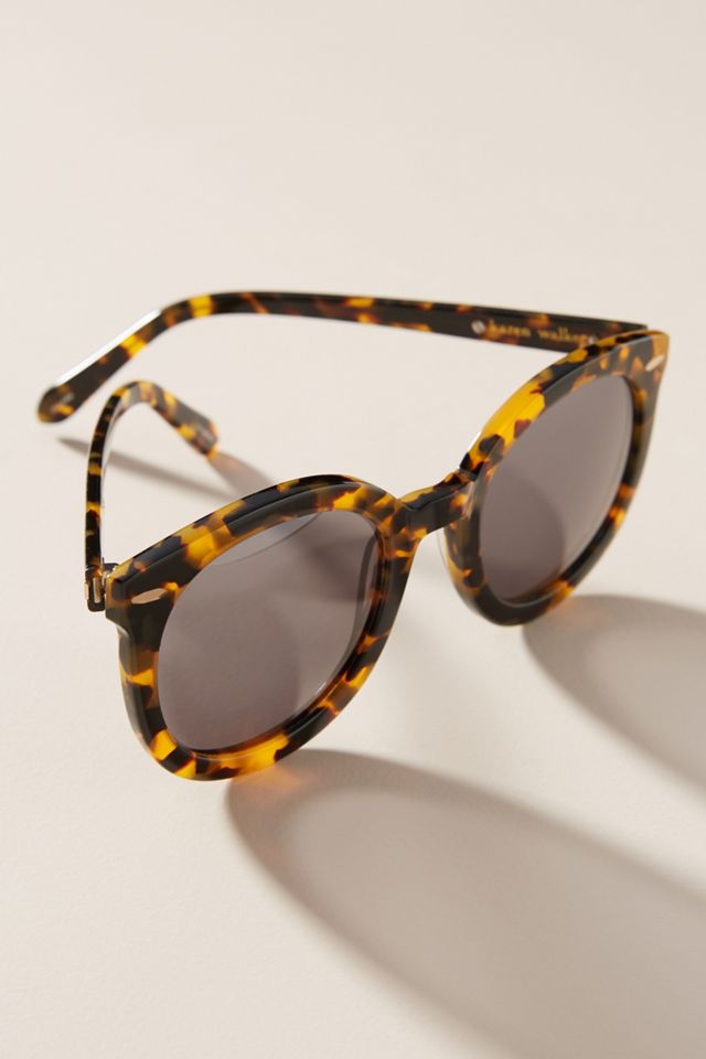 Karen Walker Super Duper Round Sunglasses #1