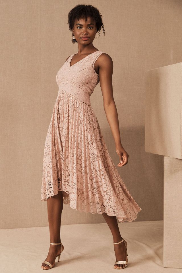 Bhldn rose best sale gold dress