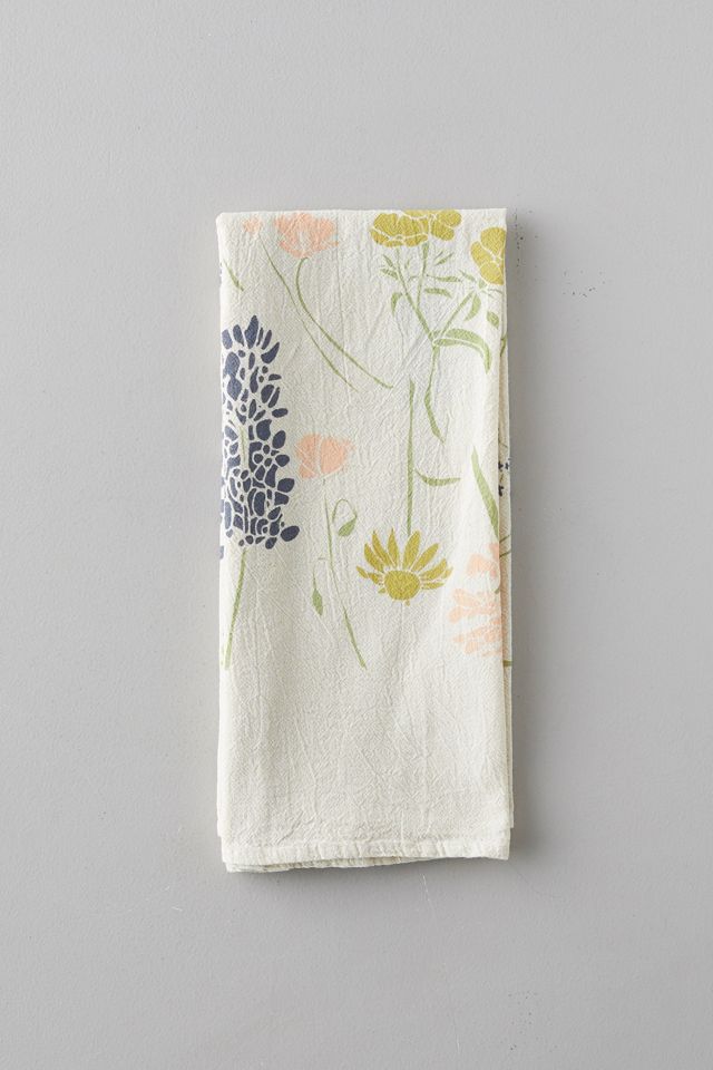 Meadow Flower Tea Towel #1
